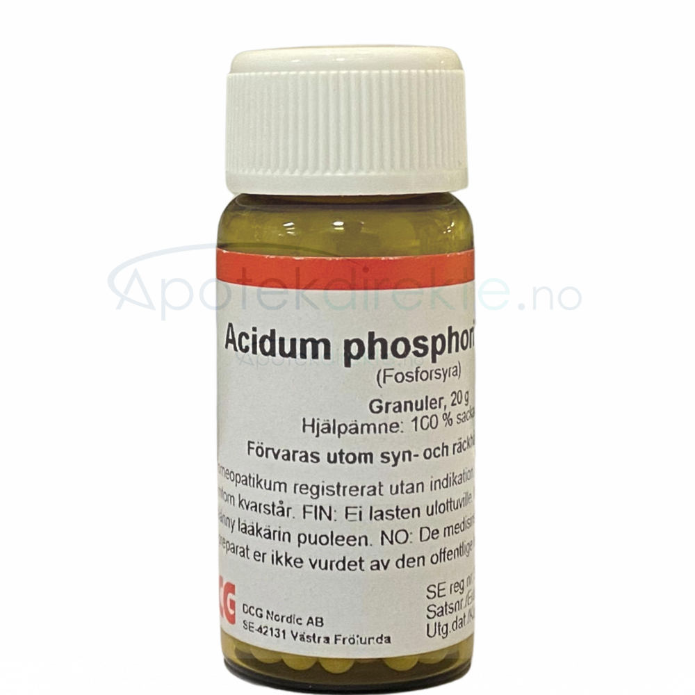 Acidum Phosphoricum D Gram Piller Apotekdirekte No